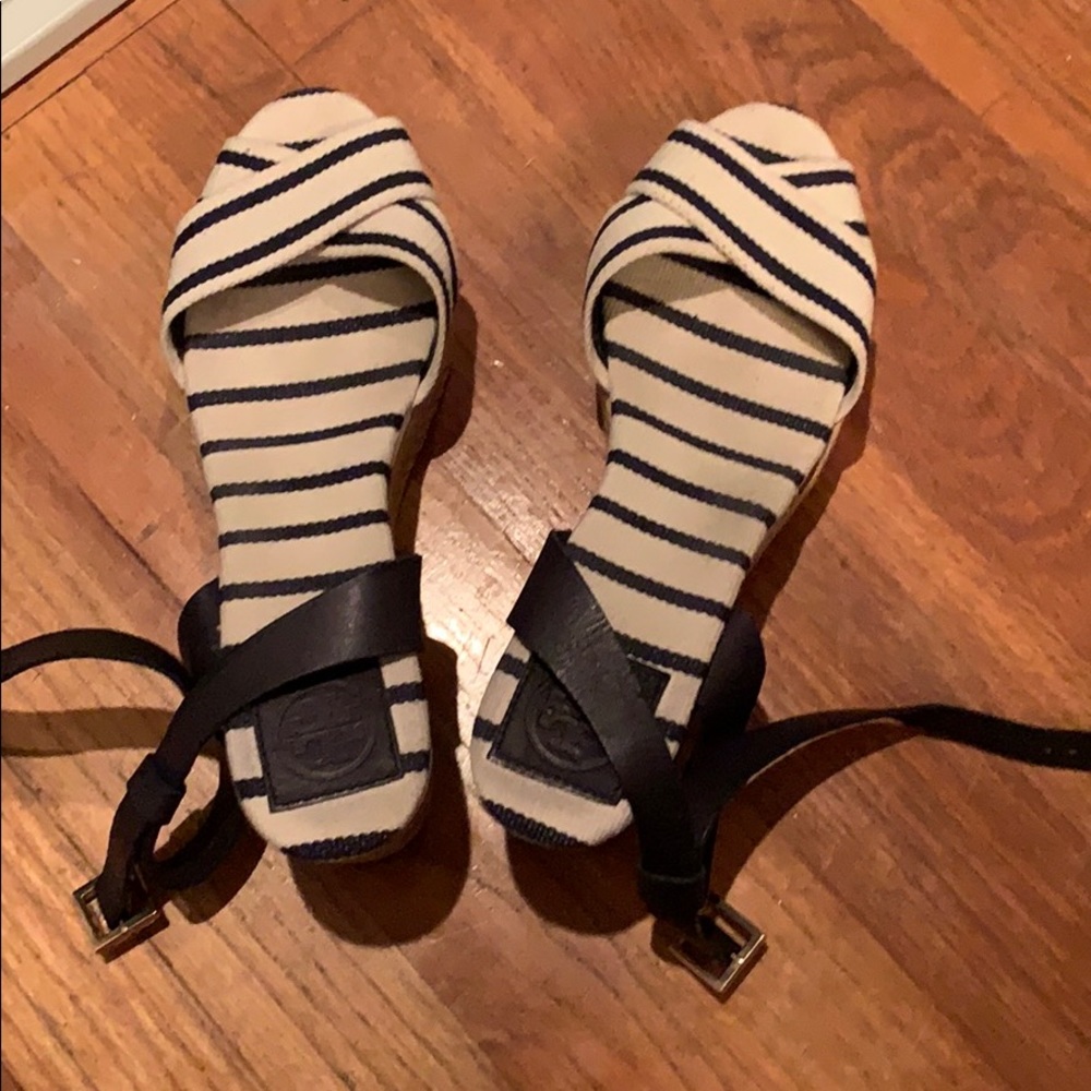Tory Burch Canvas wedges